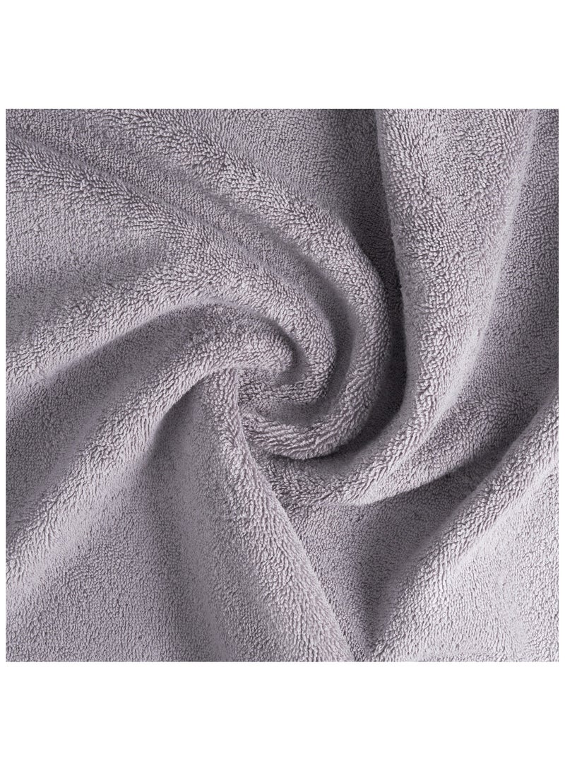 ATEN Homeware Egyptian Cotton 6 Piece Bath Towel Set - 1 Large Bath Towel (70 x 140 cm), 1 Hand Towel (40 x 70 cm) and 4 Face Towels (30 x 30 cm) - Ultra Soft & Highly Absorbent, OEKO-TEX Certified, Made in Egypt (Grey) - Image 2